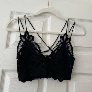 Free people black bandeau size xs